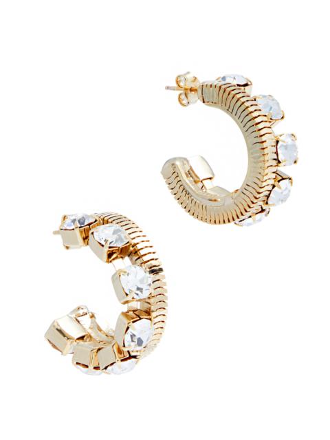 Rosantica Circe crystal-embellished hoop earrings