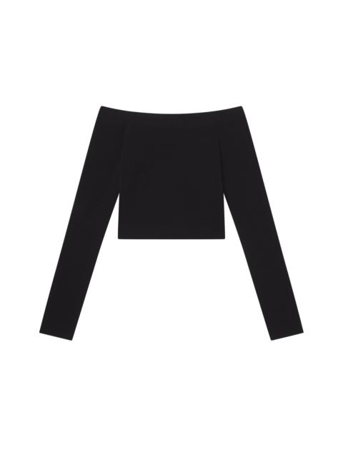 A.L.C. Jo Merino Off Shoulder Knit Top