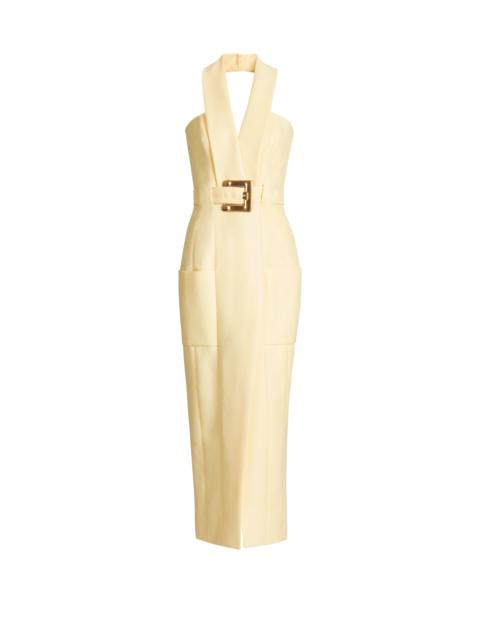 Balmain Long dress with belt
