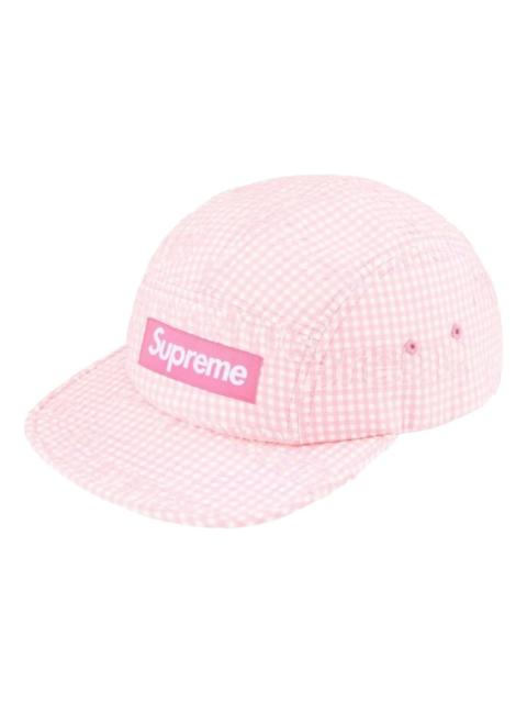 Supreme Supreme SS26 Monogram Gingham Camp Cap 'Pink' SUP-SS26-1051-PNK
