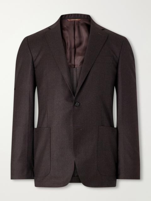 Canali Kei Wool Suit Jacket