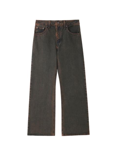 Levi's faded straight-leg jeans