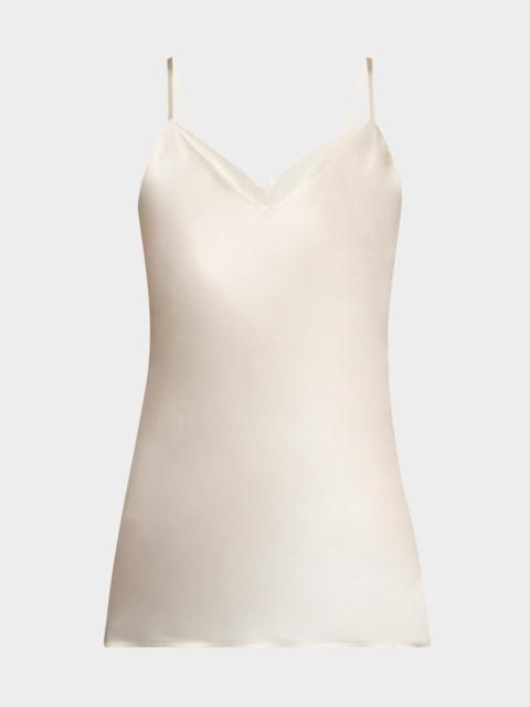 Lafayette 148 New York Eva Luxe Charmeuse Bias Tank