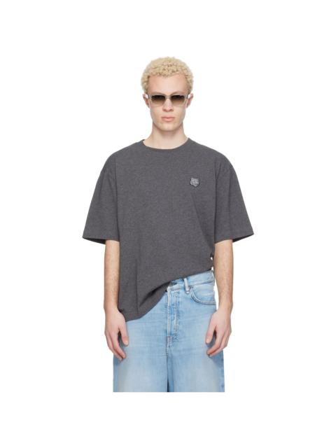 Maison Kitsuné Gray Fox Head Oversize T-shirt