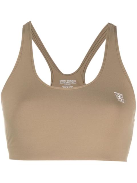 Sporty & Rich cropped stretch top