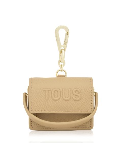 TOUS Sand-colored Crossbody minibag Key ring Audree