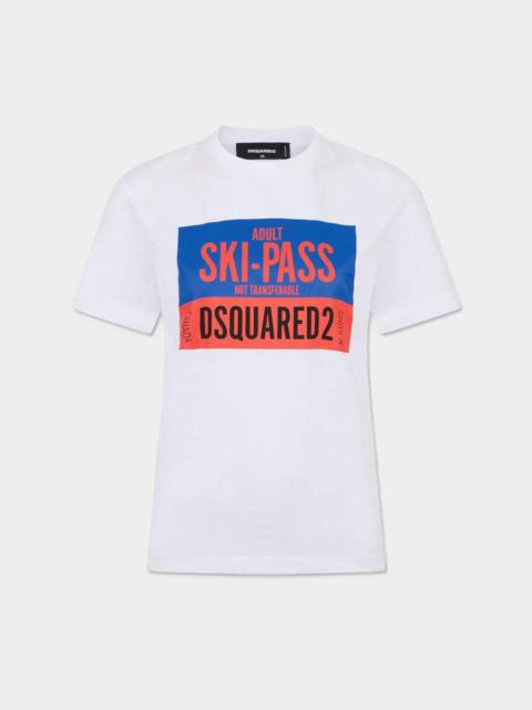 DSQUARED2 SKI PASS JUST RIGHT FIT T-SHIRT
