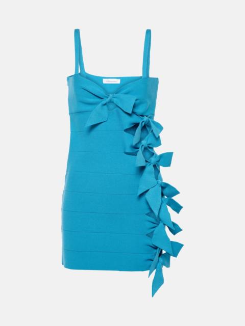 Blumarine bow-detail 컷 아웃 minidress