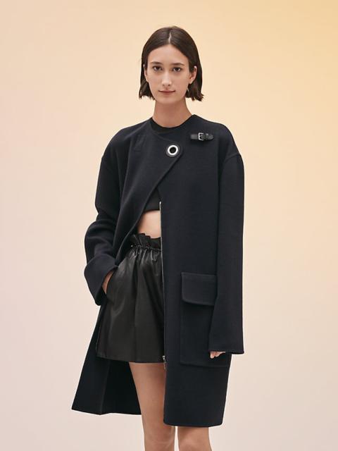 Hermès Coat with eyelet closure