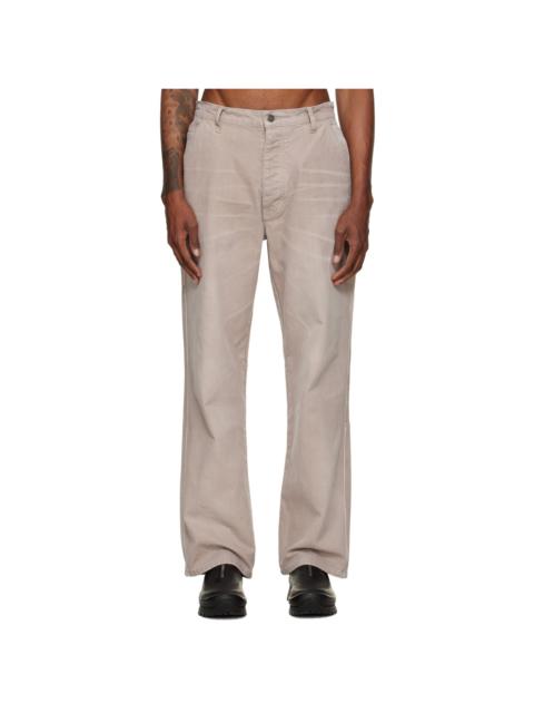 AlLEXANDER DIGENOVA Taupe Underground Cargo Pants