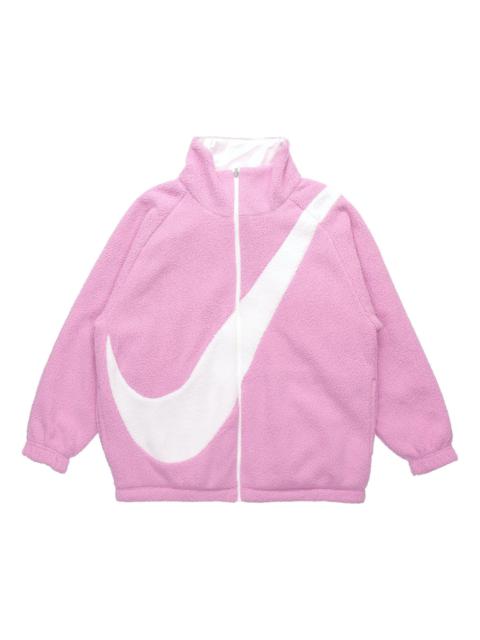 Nike (WMNS) Nike Large Logo Casual Reversible Jacket Pink DC5138-616