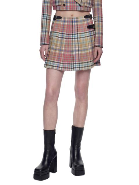 Vivienne Westwood Heather Check Mini Kilt