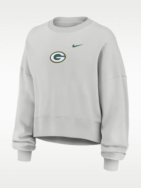 Nike Green Bay Packers Primetime Phoenix Women's Nike NFL Oversized Pullover Crew