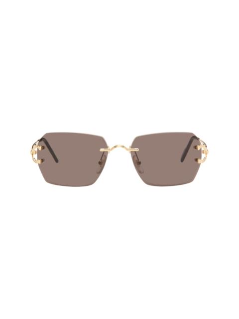 Cartier Gold Classic C Motif Sunglasses
