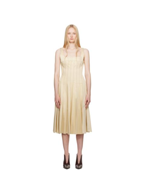 16ARLINGTON Yellow Amalia Midi Dress