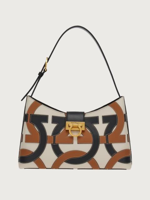 FERRAGAMO TRIFOLIO SHOULDER BAG