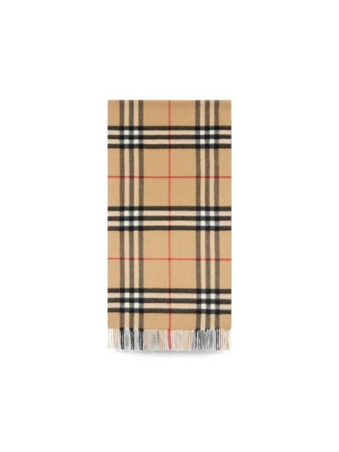 Burberry check-pattern scarf
