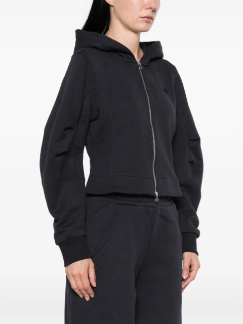New Balance New Balance Logo-embroidered Zip-up Hoodie