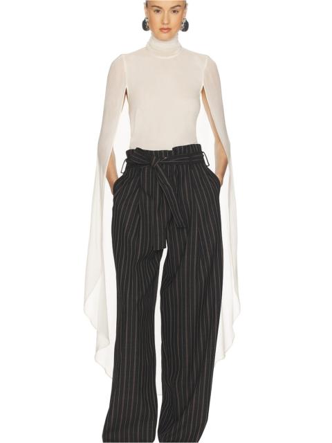 HELSA Georgette Cape Top