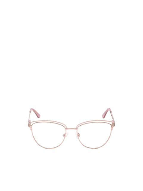 GUESS USA glitter-effect cat-eye glasses