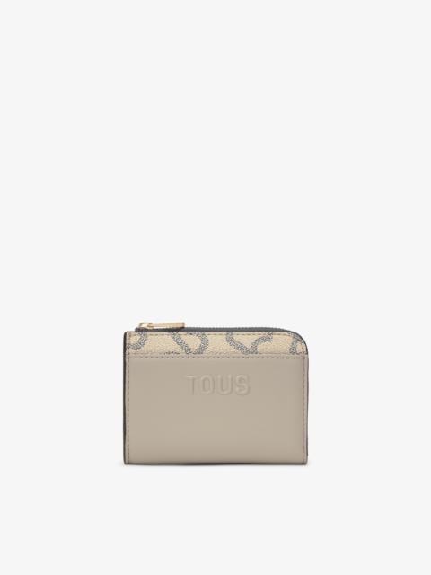 TOUS Taupe-colored Change purse-Cardholder TOUS Kaos Icon