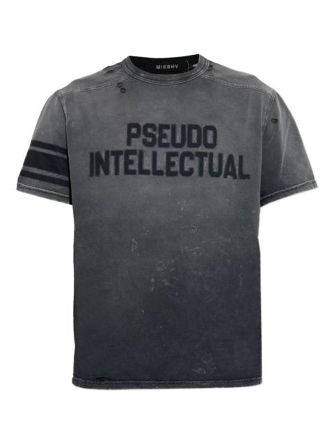 MISBHV distressed-finish T-shirt