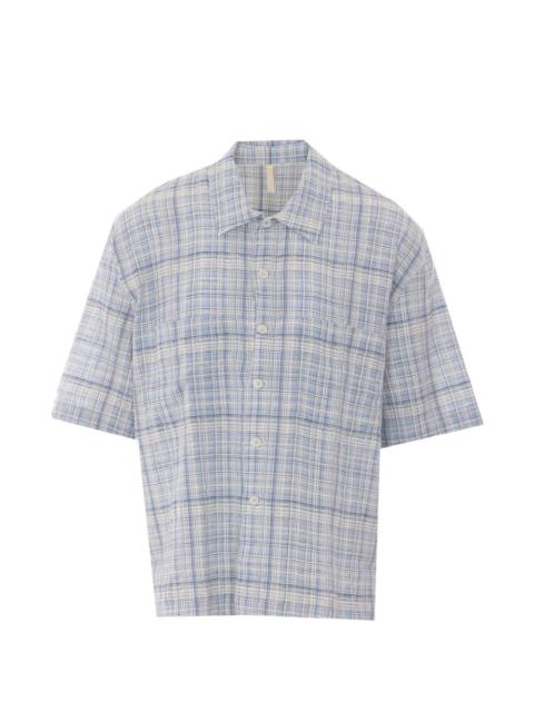 SUNFLOWER Adam checked shirt