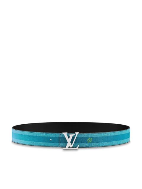 Louis Vuitton LV Initiales Damier Stripes 40MM Reversible Belt