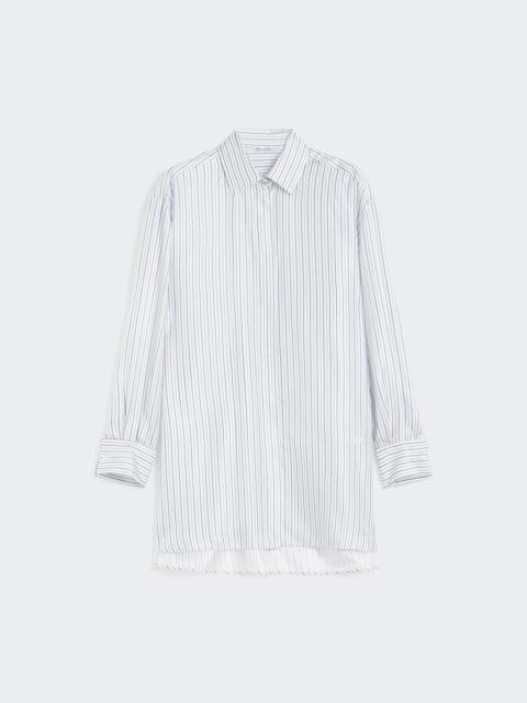 Max Mara MONVISO Short, printed-silk shirt dress