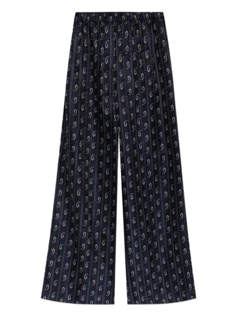 TORY BURCH paisley print wide-leg trousers