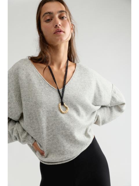 FREE PEOPLE See Me V-Neck Pullover
