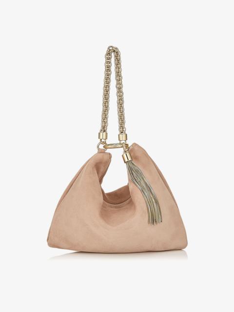 JIMMY CHOO Callie
Ballet Pink Suede Clutch Bag
