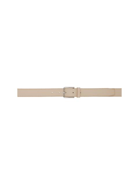 The Frankie Shop Beige Toni Leather Belt