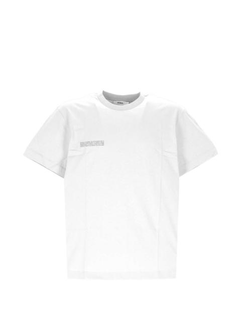 PANGAIA 365 crewneck text-print cotton T-shirt