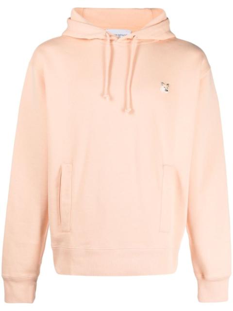 Maison Kitsuné fox-patch cotton hoodie