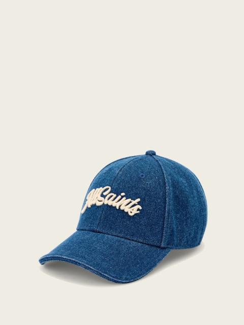 ALLSAINTS ODYSSEY DENIM BASEBALL CAP