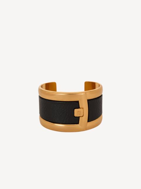 Balmain Anthem bracelet in brass and resin