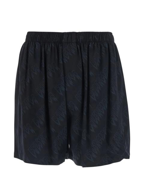 BALENCIAGA Balenciaga Logo-print Track Shorts