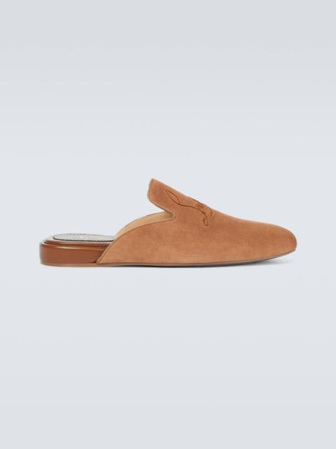 Christian Louboutin Exclusive to Mytheresa – Navy Coolito Flat mules