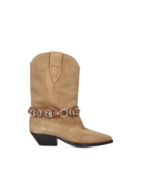 Isabel Marant Duerto harness-detail suede boots