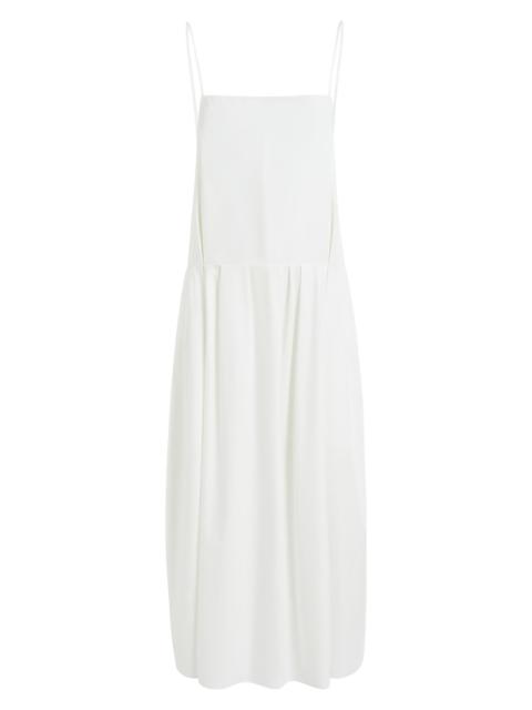 KHAITE Women's Adira Cotton Midi-Dress - Chalk