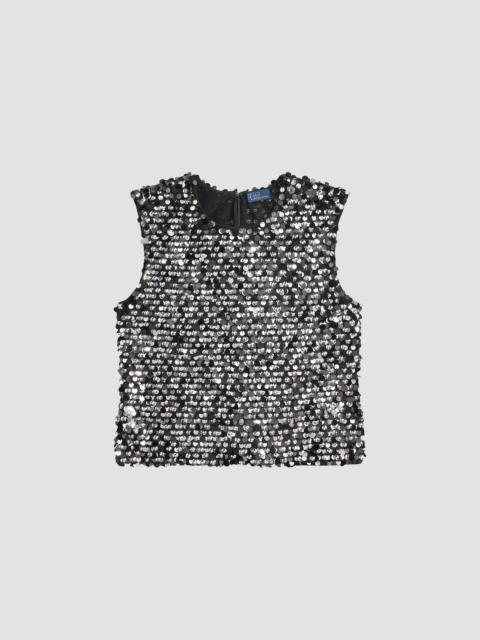 Polo Ralph Lauren Women's Sequined Mesh Tank - Black