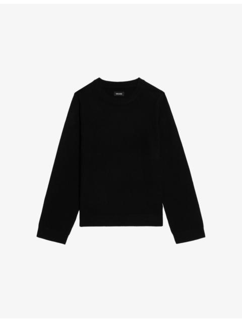 Zadig & Voltaire Cara Elbow-Patch Wool And Cashmere Jumper