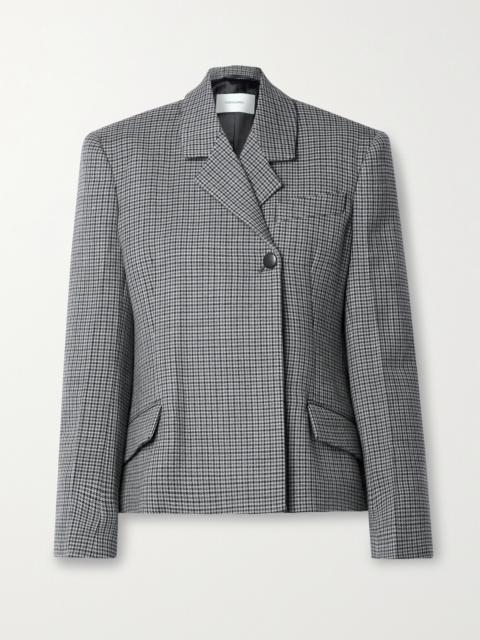 FERRAGAMO Houndstooth Wool Blazer