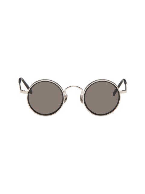 MATSUDA Silver & Black M3100-i Sunglasses
