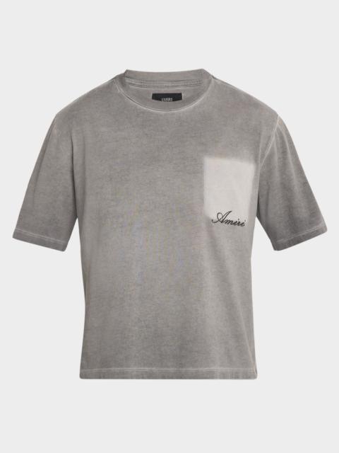 AMIRI Faded Pocket Crop T-Shirt