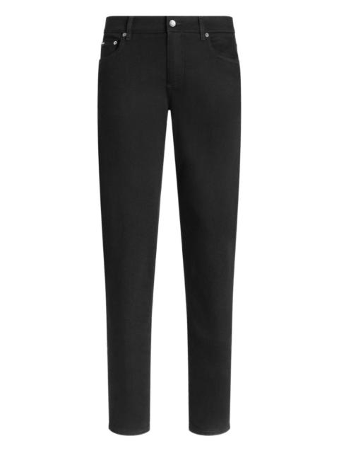 Dolce & Gabbana logo patch denim