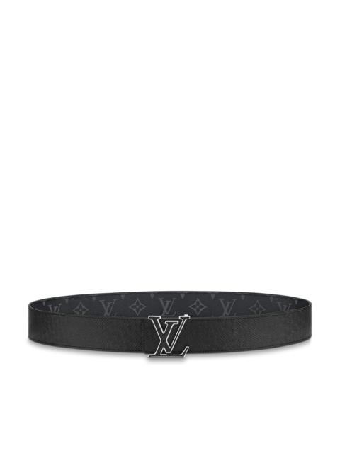 Louis Vuitton LV Heritage 35mm Reversible Belt, Black, 100