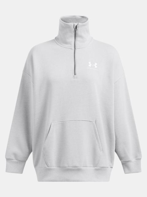 Women's UA Rival Heavyweight Terry Oversized ¼ Zip