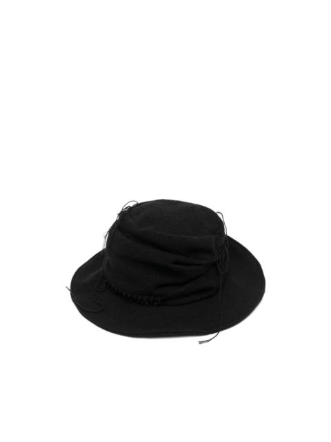 Y's embroidered bucket hat
